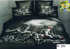 Pościel satyna bawełniana 200X220, 6-części  skład 100% bawełna W 359 