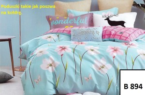 Komlet pościeli 200x220  bawełna 100% satynowa  3cz. pościel    B 894