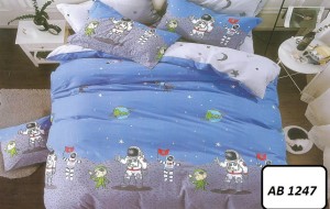 Komlet pościeli 160x200  bawełna 100% satynowa  3cz. pościel  AB 1247