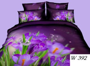 Komplet pościeli bawełna satynowa, 6-części  200X220 3 D W 392