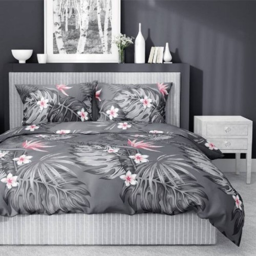 large_posciel-satynowa-220x200-3641-b-szara-rozowa-liscie-palmy-kwiaty-rajski-ptak-strelitzia-home-satin-3-2.jpg