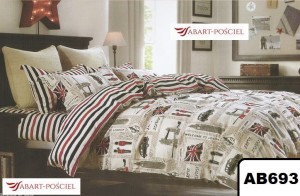 Komplet pościeli 160x200  bawełna 100% satyna pościel 693