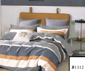 Komplet pościeli 200x220  bawełna 100% satynowa  3cz. pościel   B 1312  B 1301 
