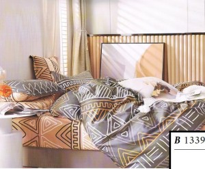Komplet pościeli 200x220  bawełna 100% satynowa  3cz. pościel   B 1339