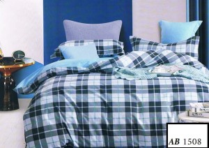Komplet pościeli 200x220, 3-części  bawełna 100% satynowa   AB 1508