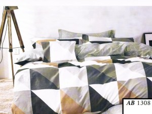 Komplet pościeli 160x200, 3-części  bawełna 100% satynowa   AB 1308