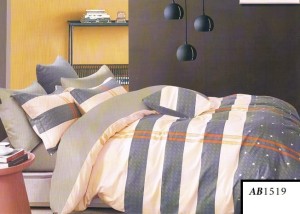 Komplet pościeli 200x220, 3-części  bawełna 100% satynowa   AB 1519