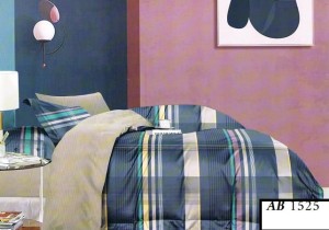 Komplet pościeli 160x200, 3-części  bawełna 100% satynowa   AB 1525
