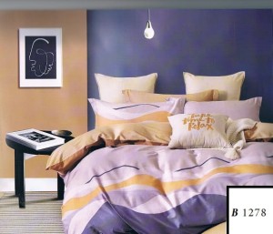 Komplet pościeli 200x220cm.  bawełna 100% satynowa  3cz. pościel  B 1278