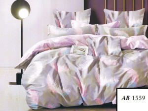 Komplet pościeli 160x200, 3-części  bawełna 100% satynowa   AB 1559