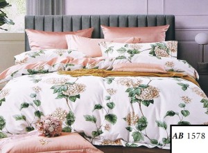 Komplet pościeli 160x200, 3-części  bawełna 100% satynowa   AB 1578