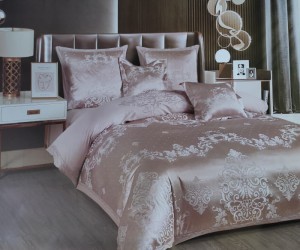 Komplel pościeli atłas- satyna bawełniana 160x200, 6-części atłasowa  GD 127 