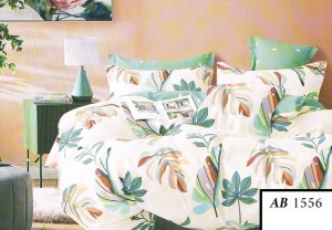 Komplet pościeli 180x200, 3-części  bawełna 100% satynowana  AB 1556