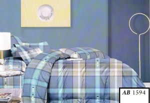 Komplet pościeli 160x200, 3-części  bawełna 100% satynowa   AB  1594