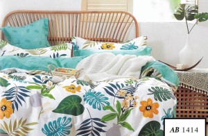 Komplet pościeli   bawełna 100% satynowana, pościel 200X220cm.    AB 1414 