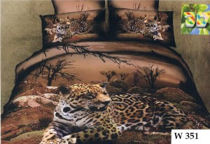 Komplet pościeli FOTO efekt 3D 200x220   6 części  w 351