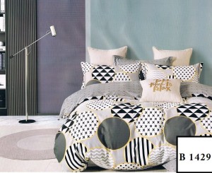 Komplet pościeli 200x220  bawełna 100% satynowa  3cz. pościel     B 1429