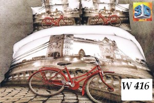 Komplet pościeli bawełna satynowa, 6-części  w 416