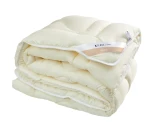 Kołdra wełniana 140x200cm. Merino Wool ekri 100% naturalna wełna owcza Inter Widex 