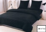 Komplet pościeli   200x220cm adamaszek czarna  ab 1712M