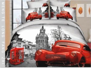 Komplet pościeli FOTO EFEKT 3D, 200X220  6 części W 415