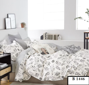 Komplet pościeli   bawełna 100% satynowana, pościel  3cz. 200x220cm.  B 1446