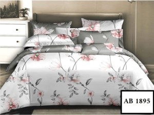 Komplet pościeli 200x220, 3-części  bawełna 100% satynowa   AB 1895