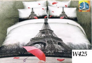 Komplet pościeli bawełna satynowa 200x220cm., 6-części  w 425