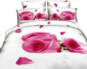 Pościel satyna bawełniana, 6-części 200x220 3 D w 398